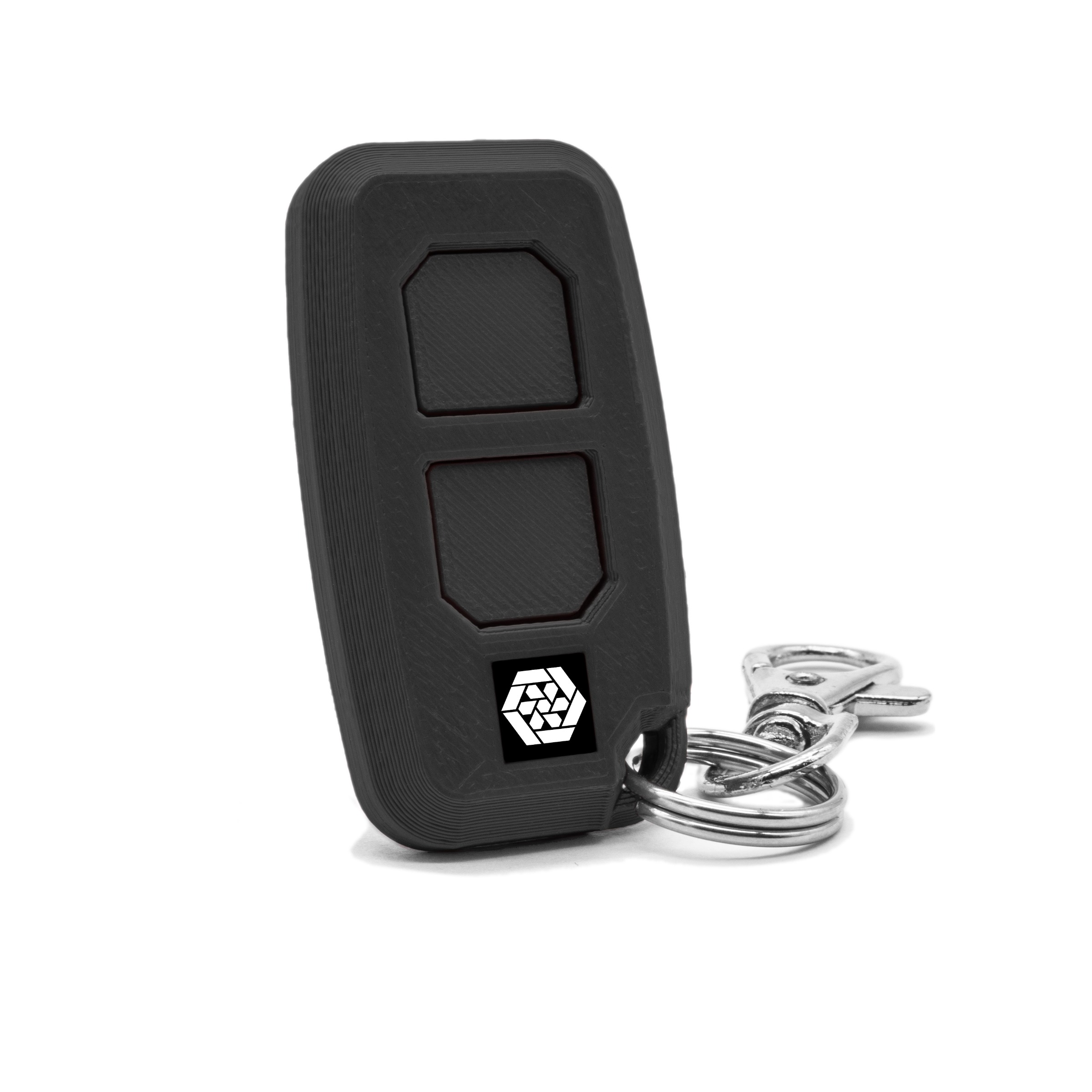 Wireless remote control 2-channel 433 MHz ND-HXC-2S Black